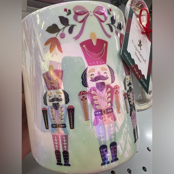 Iridescent Nutcracker Mug & Spoon Set - Picture 3 of 3